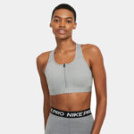 Спортивный бра-топ Nike W NK DF SWSH ZIP FRONT BRA