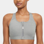 Спортивный бра-топ Nike W NK DF SWSH ZIP FRONT BRA