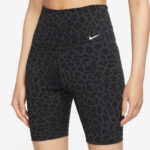 Шорты женские Nike W NK ONE 7IN SHORT LEOPARD AOP