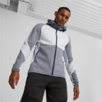 Толстовка мужская Puma EVOSTRIPE Full-Zip Hoodie DK