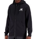 Толстовка мужская New Balance Essentials Stacked Logo French Terry Jacket