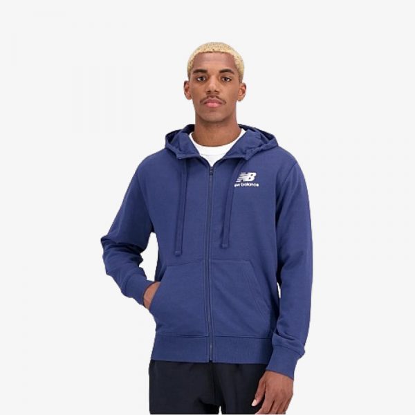 Толстовка мужская New Balance Essentials Stacked Logo French Terry Jacket