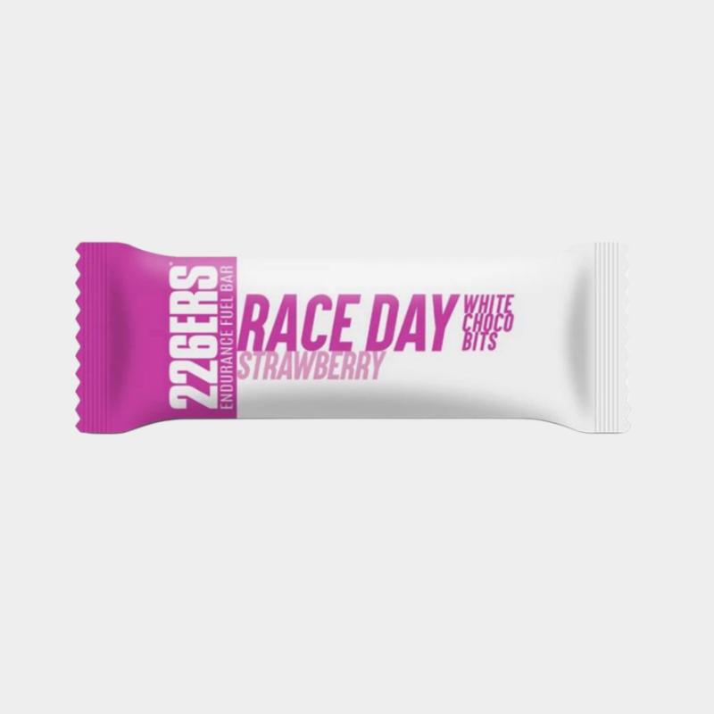 Баточник энергетический 226ers RACE DAY-Choco bits Белый шоколад и клубника