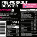 Напиток Sposner PRE-WORKOUT BOOSTER Яблоко-Малина