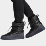 Ботинки женские Puma Snowbae Wns Patent Black-Strong Gra