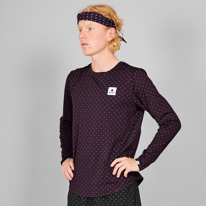 Лонгслив мужской Saysky Reflective Polka Pace Long sleeve