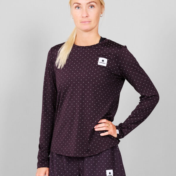 Лонгслив женский Saysky W Reflective Polka Pace Long sleeve